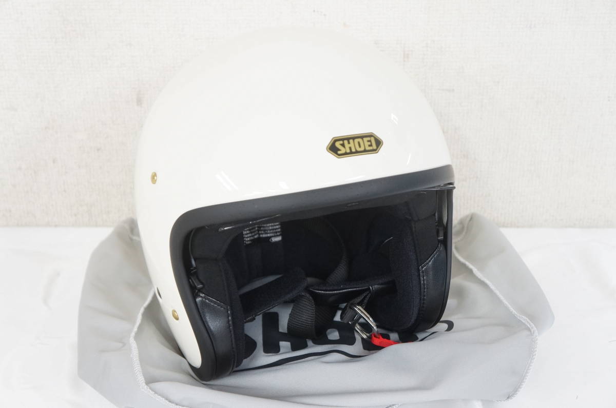 SHOEI J-O 2022年製 Lサイズ 59cm ホワイト ジェットヘルメット - 出張 ...